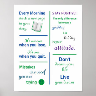 Motiveringsofferter - hem eller klassrum poster