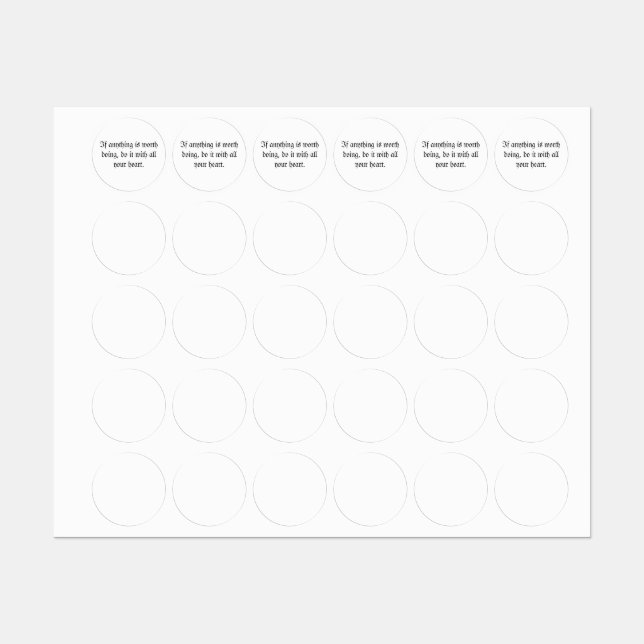 motiveringsofferter klistermärke (Ark)