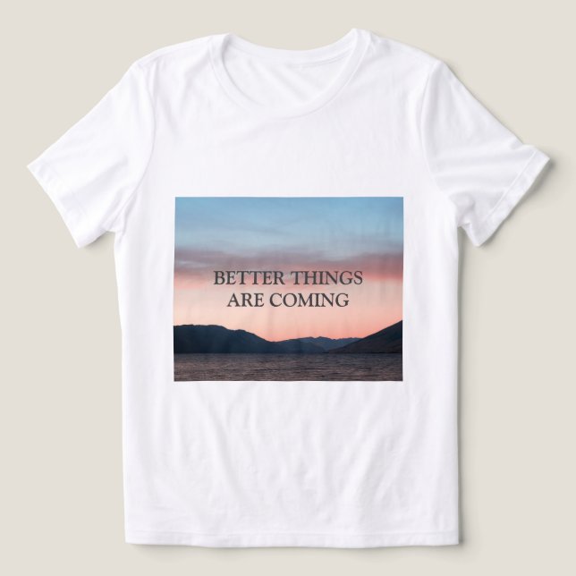 Motiveringsoffertvis ord t-shirt (Design Framsida)