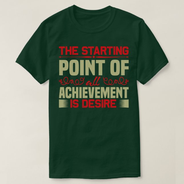 Motiveringsönskan är startpunkt t shirt (Design framsida)
