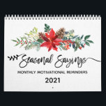 Motiveringspåminnelser varje månad i säsong Ord Kalender<br><div class="desc">Från "Uppgradering av resolution" i januari till "Independence day Er Way"-uppmuntran i juli, till december-budskapet om att mjuka upp sig till "Säsongens anda", ger vår kalender i Säsong Ord dig uppmuntrande impulser, milda streck och möjliga Ah-Ha-ögonblick för flytta framåt i ditt liv. De tolv motiverade ord följer årstidernas och helgdagarnas...</div>