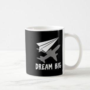 Motiveringspilot Aerospace Ingenjör Dream Papper Kaffemugg