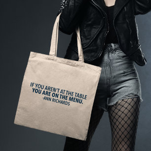 Motiveringspolitisk citat från Ann Richards Tygkasse