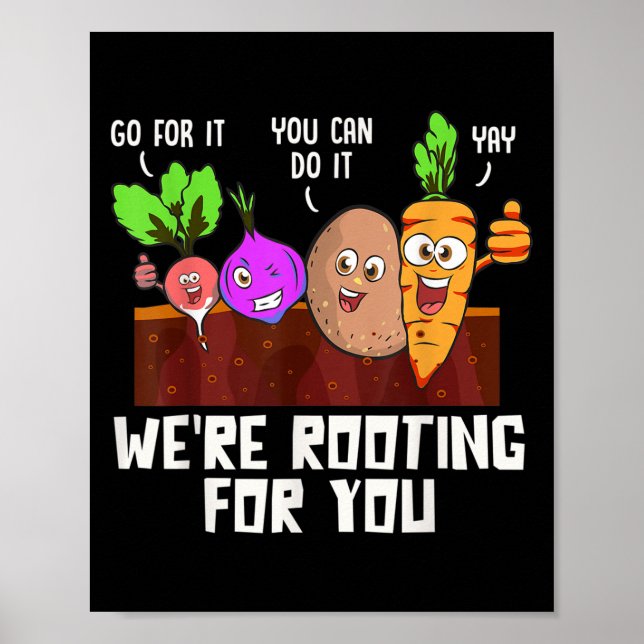 Motiveringsprovdag för leksaksgåva för grönsaker poster (Framsidan)