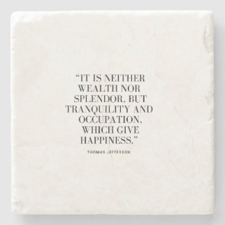 Motiveringsrikedom och lycka, citat stenunderlägg