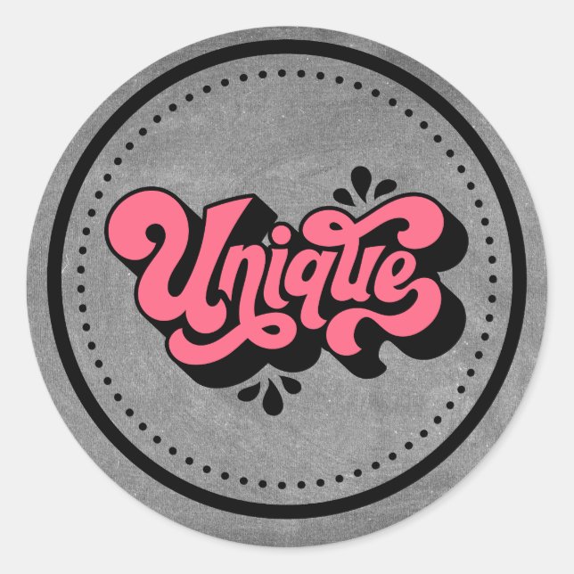 Motiveringsstiftare Runt Klistermärke (Framsida)