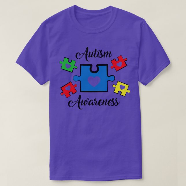 Motiveringsstöd för Coola Autism Awareness Day Mam T Shirt (Design framsida)