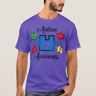 Motiveringsstöd för Coola Autism Awareness Day Mam T Shirt