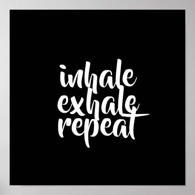 Motiveringstext poster inhalera exhaler-upprepning (Framsidan)