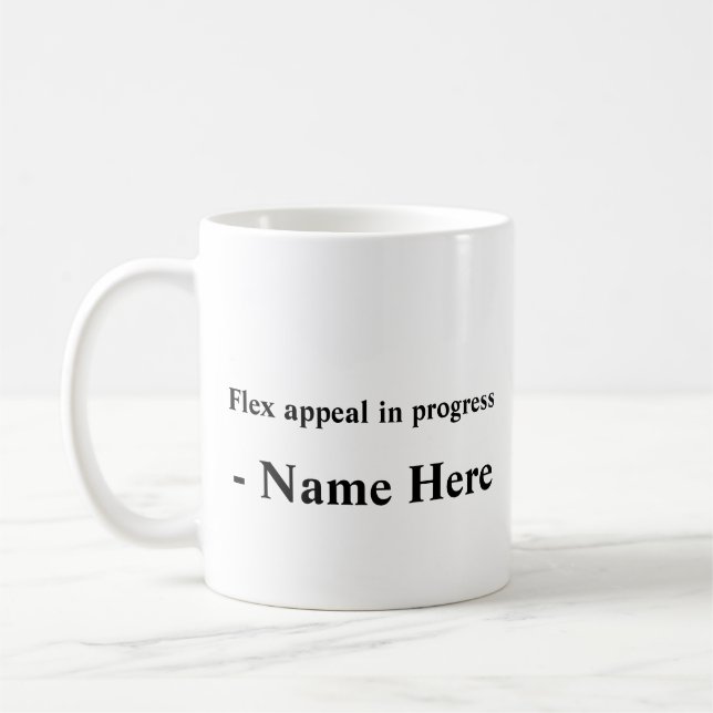 Motiveringstid Anpassad typisk Kaffemugg (Vänster)