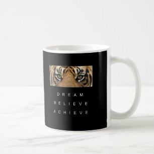 Motiveringstid Modern svart och vitt citat Kaffemugg