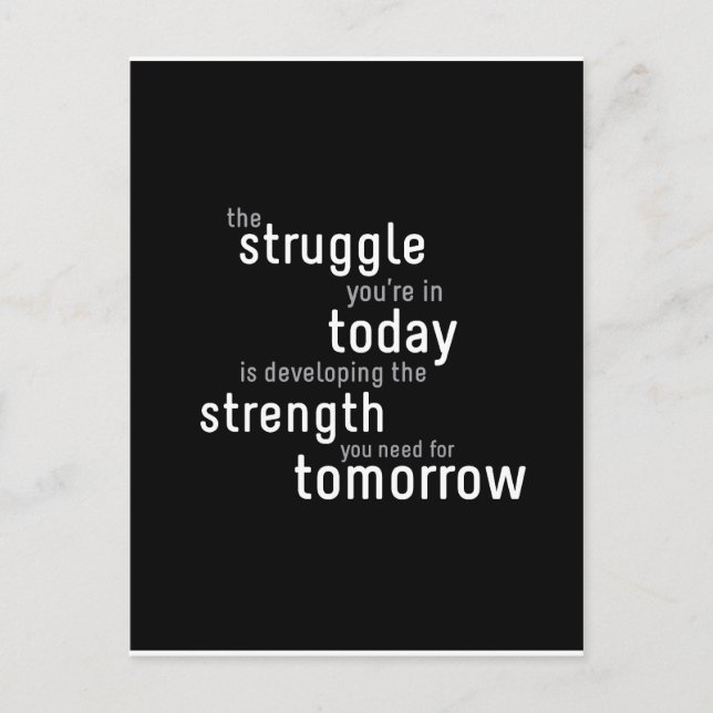 Motiveringstipografiskt vykort (Framsida)