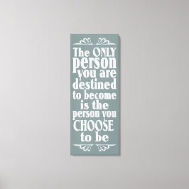 Motiveringsval anpassningsbar färg kanvastryck