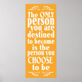 Motiveringsval anpassningsbar färg poster