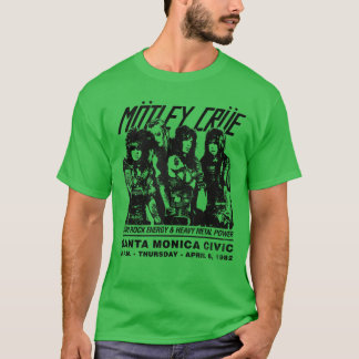 Mötley Crüe Santa Monica Civic Eventankop vänner T Shirt