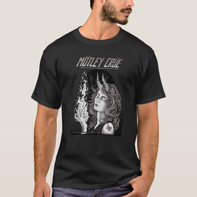 Mötley Crüe Stadium Tour Phoenix T Shirt (Framsida)