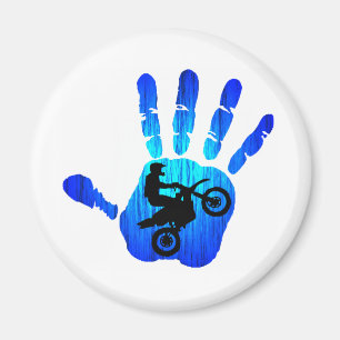 MOTO-AFTONRITT MAGNET