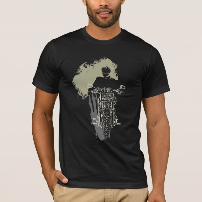 Moto chick t-shirt (Framsida)