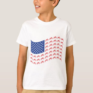 mOTO-cROSS-fLAG-vÅG T Shirt