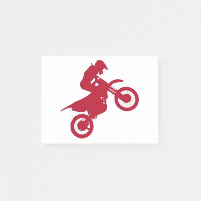 moto de motocross realizando acrobacias post-it block (Framsida)