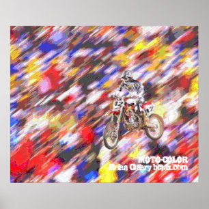Moto-Färg Poster