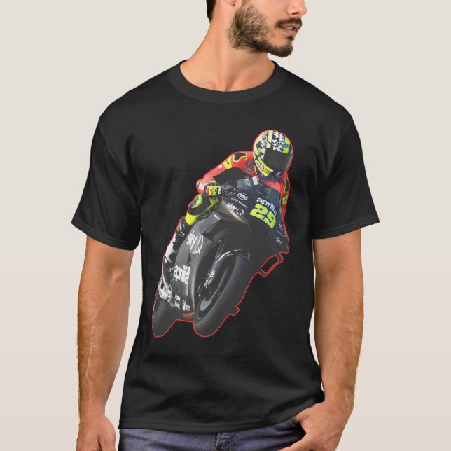 Moto Gp Andrea Iannone T Shirt (Framsida)