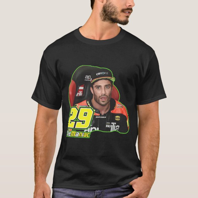 Moto Gp Andrea Lanone T Shirt (Framsida)