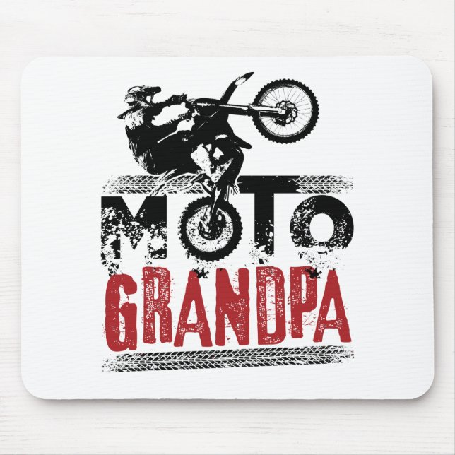 Moto Grandpa Motocross BMS Dirt Bike Musmatta (Framsidan)