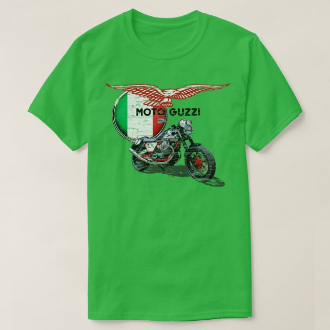 Moto Guzzi i nöd T Shirt (Design framsida)