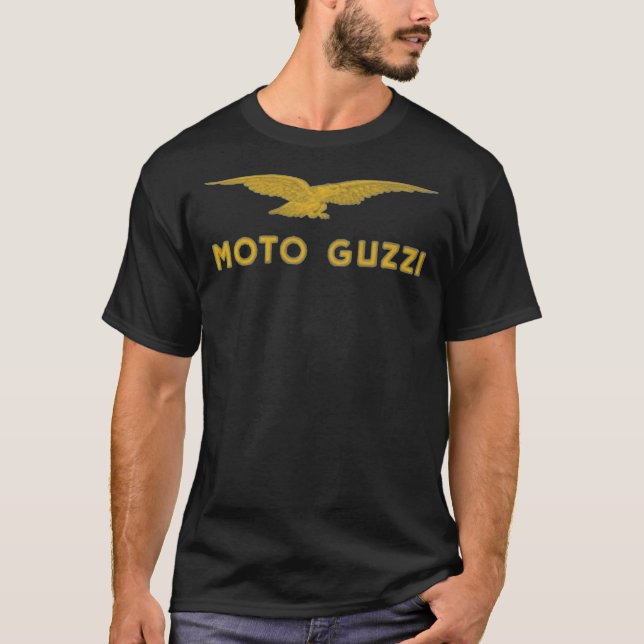 Moto Guzzi MotorCycle Premium T-Shirt (Framsida)