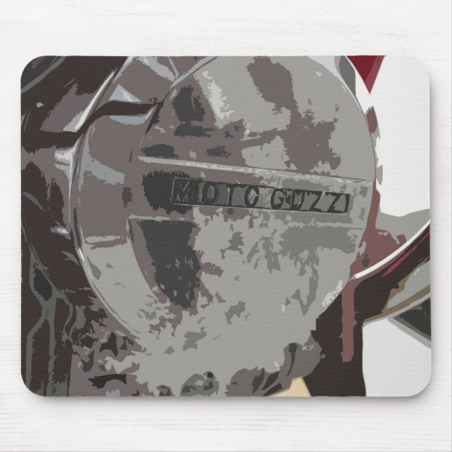 Moto Guzzi Mousepad Musmatta (Framsidan)