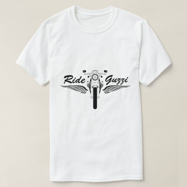Moto Guzzi V7 Cafe Racer Front T Shirt (Design framsida)