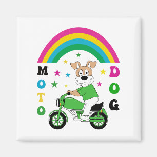 Moto Hund Magnet