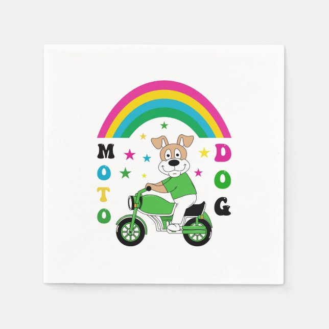 Moto Hund Pappersservett (Framsidan)