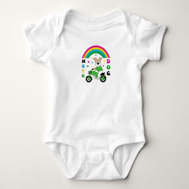 Moto Hund T Shirt (Framsida)