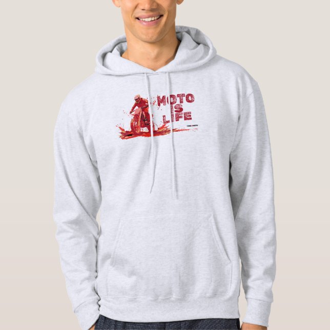 Moto Is Life Hoodie (Framsida)