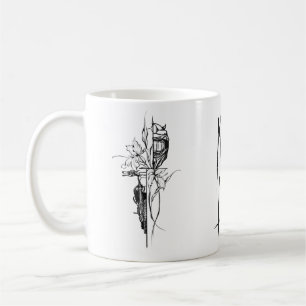 Moto Is Life Kaffemug Present till motorcykeläls Kaffemugg