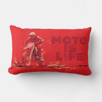 Moto Is Life Kastkudde