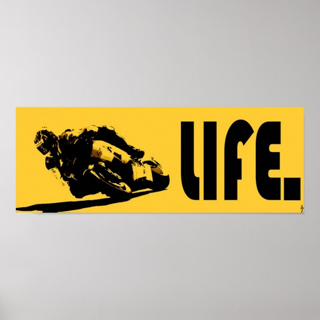 Moto Life-Gult Poster (Framsidan)