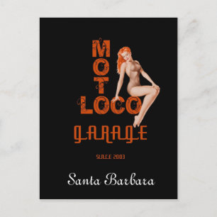 Moto Loco "Santa Barbara" vykort