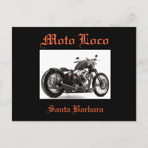 Moto Loco Santa Barbara’ vykort