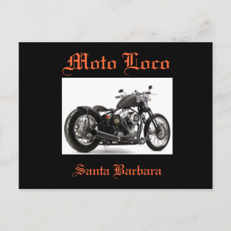 Moto Loco Santa Barbara’ vykort