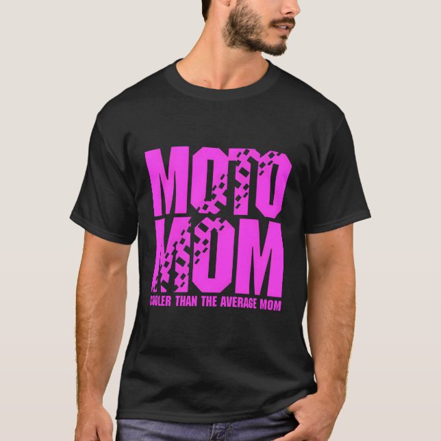 Moto Mamma er än genomsnittligt Mamma T Shirt (Framsida)