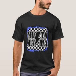 Moto Mamma Motocross Tävla Dirt Bike Mamma Son Täv T Shirt