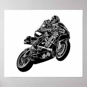 Moto noja poster