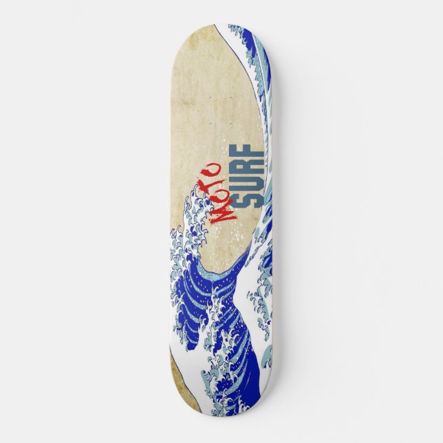 Moto Surf Skateboard Bräda 19,5 Cm (Framsida)