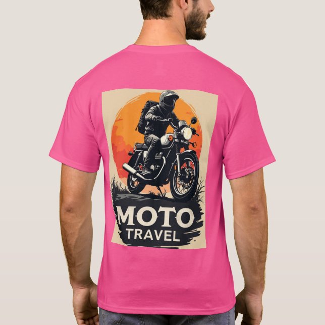 Moto Travel T Shirt (Baksida)