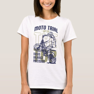 Moto Trial upp till överkanten T Shirt