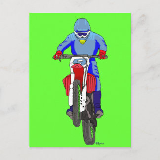Motocross 100 vykort