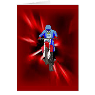 Motocross 101 hälsningskort